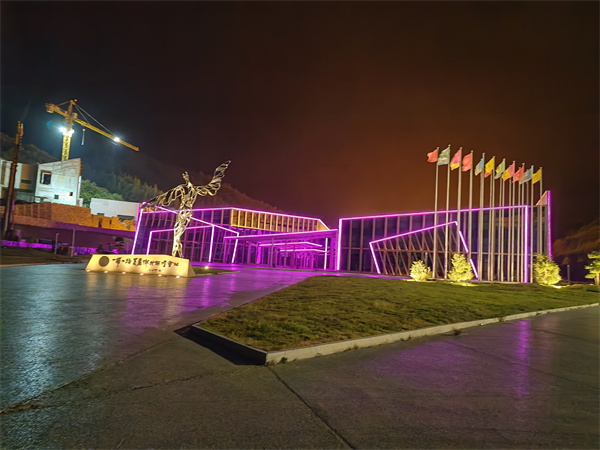 康县长坝镇一带一路和美乡村建设亮化项目