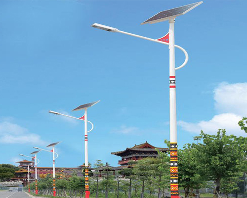 玛多民族特色路灯